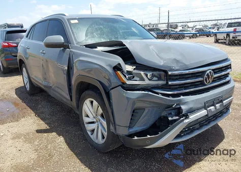 2021 Volkswagen Atlas Cross Sport 3.6L V6 Se W/Technology z USA, uszkodzony, nr VIN 1V2JE2CAXMC201493